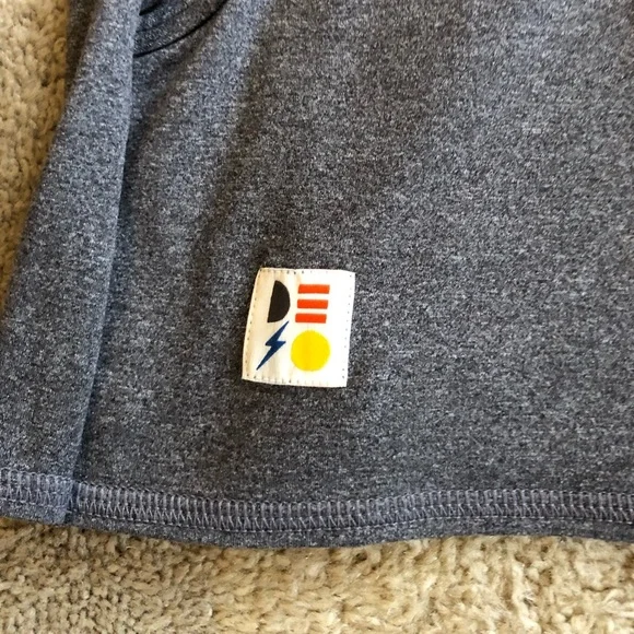 Deso Gray Long Sleeve High Neck Pullover Hoodie Sweater Size XS - Picture 4 of 10